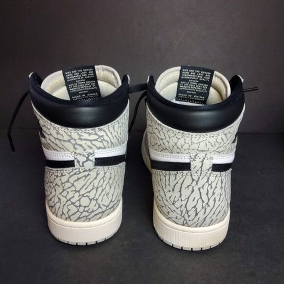 Nike Mens Air Jordan 1 DZ5485-052 White Basketball Shoes Sneakers Size 8.5